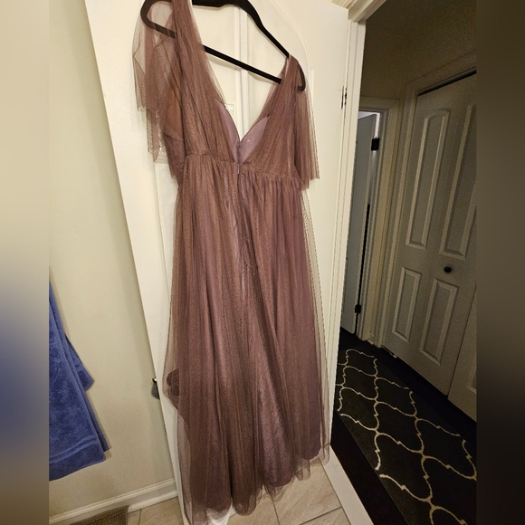Revelry Thea Tulle Dress size 20 Dusty Purple - Picture 4 of 7